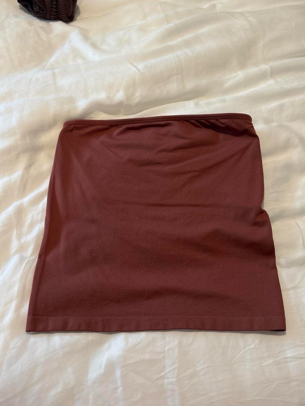a new day Maroon Tube Top